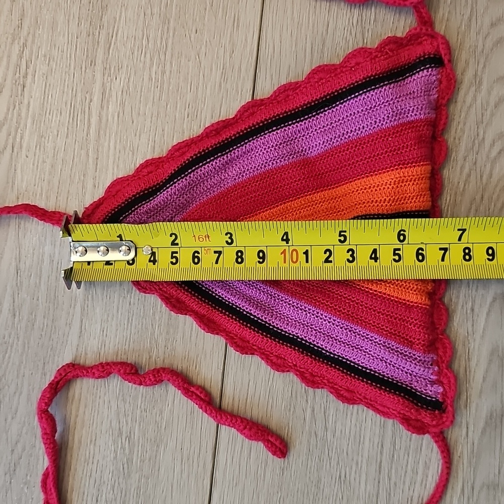 Banana Republic Boho Festival‎ Crochet Lined Tie Bikini Set, Medium - Picture 7 of 14
